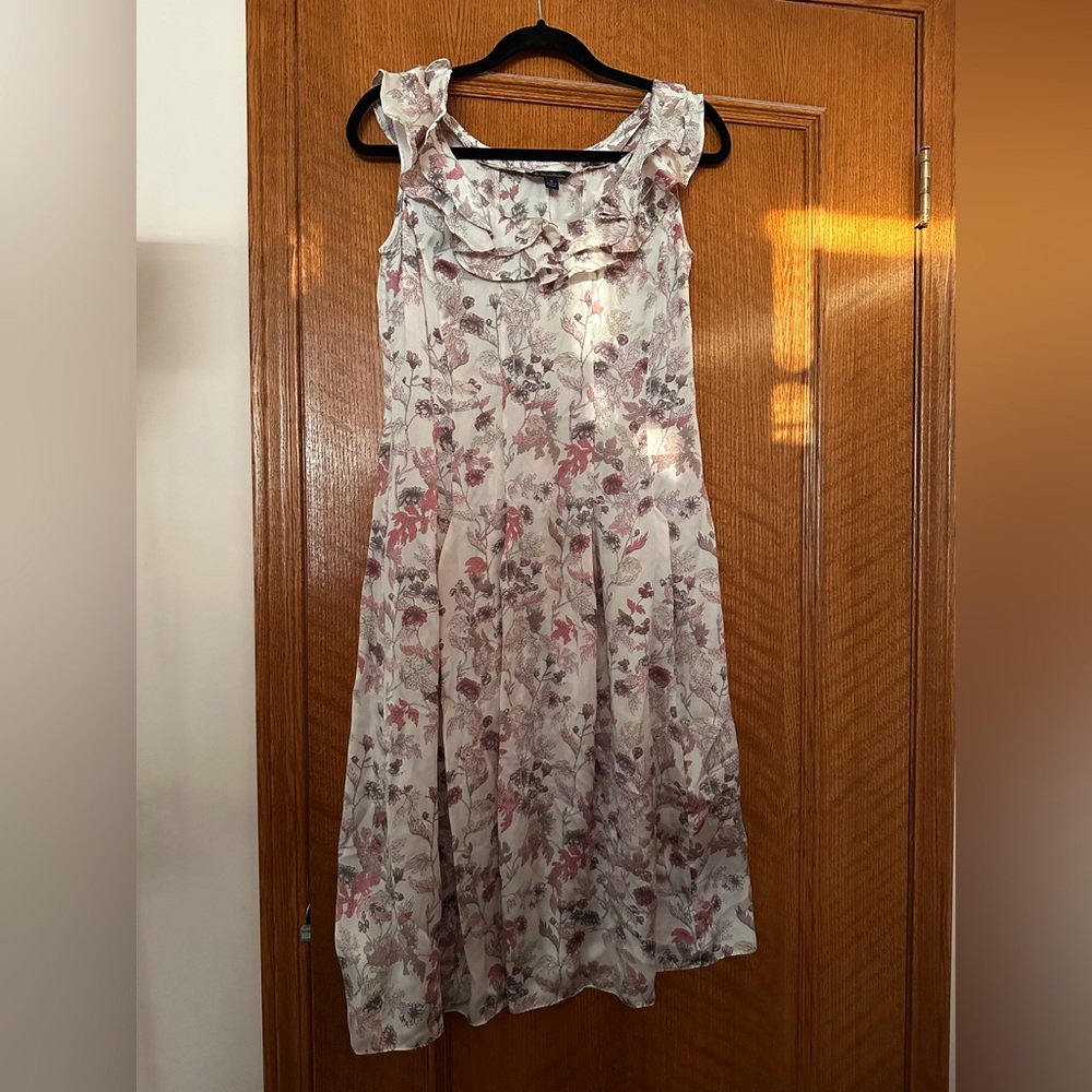Brooks Brothers 100% silk floral dress